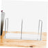 Adjustable White Expandable Bookend Stand for Office Desks and Shelves