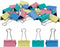 Large Binder Clips, 1.6 Inch, 24 Pack, Colored Paper Clamps for Office Supplies