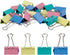 Large Binder Clips, 1.6 Inch, 24 Pack, Colored Paper Clamps for Office Supplies
