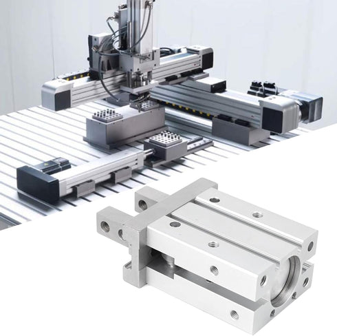 Pneumatic Cylinder, Steel Double Acting Air, MHZ2 Industrial Air Cylinder (MHZ2-25D)