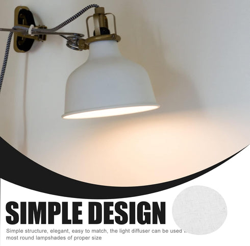 2pcs 10cm Fabric Lamp Shade Replacement Lampshade Diffuser Cloth Light Shade Diffuser Spotlight Lamp Covers