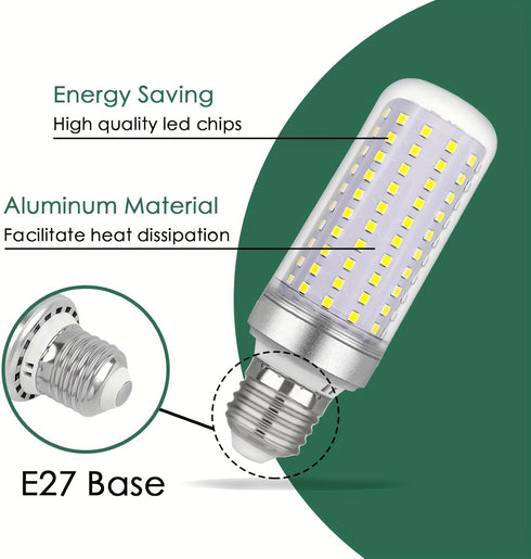 HJFF Bulb 300w Bulbs 5000 5000K 40W Bulb E26/E27 Led Light Equivalent led Lumen Cool Daylight White Waterproof led Corn