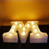 M Size LED Alphabet Light Up Sign for Home & Party Decor