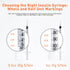U-100 1cc 31g 5/16" (8mm) Pack 100 Syringes with , Individually Wrapped
