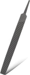 6 Inch Flat Medium Cut File, High-Carbon Steel Double Cut Teeth, Single Hand File for Wood and Metal