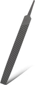 6 Inch Flat Medium Cut File, High-Carbon Steel Double Cut Teeth, Single Hand File for Wood and Metal