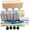 Toner Refill Kit for HP 202a CF500A, CF501A, CF502A, CF503A, 202X Cartridges with Tools (4-Pack)