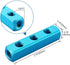 Baomain Aluminum Air Manifold Block, 3-Way 6-Port, 1/4" PT Threaded for Pneumatic Systems
