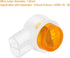 200 Pack UY Wire Connector, Waterproof Clear Button Telephone Wire Connectors, UY Butt Splice Connector Network Cable