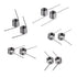 10 PCS Stainless Steel Spring, Mechanical Torsion Spring, 0.5 Wire Diameter, 4.5 OD, 60° Deflection Torsional Spring
