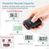Eyoyo Mini 1D Bluetooth Barcode Scanner - 3-in-1 Bluetooth & USB Wired & 2.4G Wireless Barcode Reader for Windows,