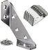 FZSFVAQ 8PCS Stainless Steel Corner Brackets for Wood, 2mm Thick 90 Degree L