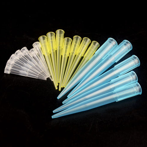1500PCS Laboratory Universal Pipette Tips, 3 Sizes, Plastic Liquid Tips 10ul 200ul 1000ul