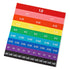 hand2mind Plastic Double-Sided Decimal and Fraction Tiles, Montessori Math Materials, Set of 51