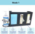 Steel Sanitizing Station Dispenser Stand, Wall Mounted Organizer for Face Masks, Glove Box and Hand Sanitizer or Others