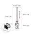 10pcs 14Gauge Stainless Steel Dispensing Needles, 1" All Metal Glue Needle Tube Blunt Tips Luer Lock for Thick Liquids, Ink, Glue, Lab Use