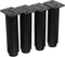 Operitacx 4pcs Adjustable Metal Bed Frame Legs Sofa Furniture Feet Replacement, Heavy