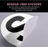 Size Stickers for Clothing, Pack of 2000 Round Self-Adhesive 3/4" Labels, Includes XS S M L XL Clothing Size Stickers