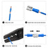 140Pcs Crimp Connectors Kit, Red/Blue Insulated Male & Female Spade, Ring, Fork (U-Type) Wire Terminals, Electrical