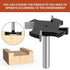 BETIMFAN Spoilboard 1/4 Inch 1-1/2 Inch CNC Surfacing Router Bit Shank, Extra Large Cutting Diameter, Slab Flattening