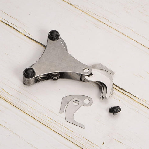 America SAE Type 4-84 Screw Thread Pitch Gauge Tool, Pitch Cutting Caliper for Industrial Measurement