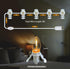 5 Bulbs C7 C7 Bulb 2700K Accessory Cord with LED Night Light - Christmas Village Light Accessory Cord - Warm White