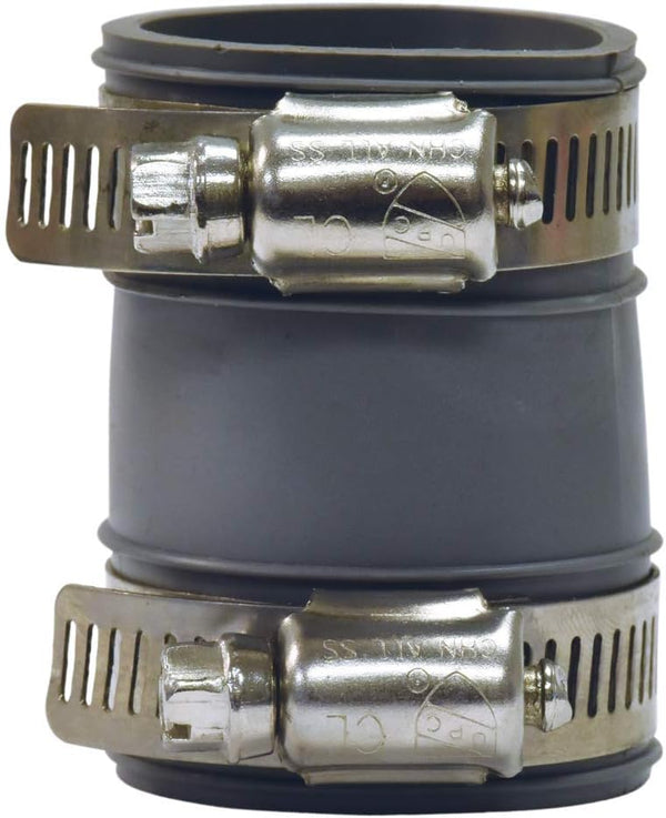 Eastman 86014 Tubular Drain Connector: 1-1/2 inch x 1-1/4 inch, Black