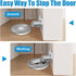 Magnetic Door Stopper, Self Adhesive Floor Mounted Door Stop, Brushed Stainless Steel Magnetic Door Catch Holder