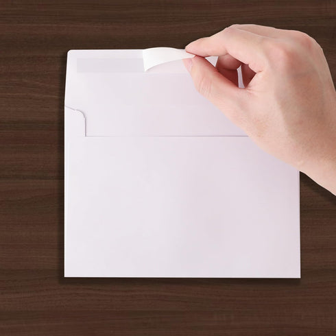White Envelopes, 50 Pack, 5 x 7 Inch A7 Envelopes, Large Wedding, Invitation, Greeting Card Mailing Envelopes