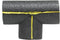 Frost King TEE1H Pipe Tube Tee Connector, 1in, Black