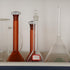 Glass Volumetric Flask with Glass Stopper, Borosilicate Heavy Wall Class A, 50 ml (Pack of 1)