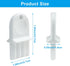 Kemcatui 10Pcs Paper Towel Dispenser Key, Waffle Toilet Paper Key Tissue Dispenser Key with Ring, Napkin Holder Key