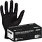6 Mil Black Disposable Nitrile Gloves, Powder-Free Fully Textured Ambidextrous Food Safe, Size: 2XL (Box of 100)
