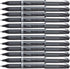 Pentel BL30A EnerGel NV Liquid Gel Pen, 1mm, Black Barrel, Black Ink, Dozen