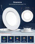 6 Inch, 13W 1300LM, Dimmable, 1 Pack Smart Recessed Lighting RGBCW Color Changing LED Can Lights Bluetooth, Flicker