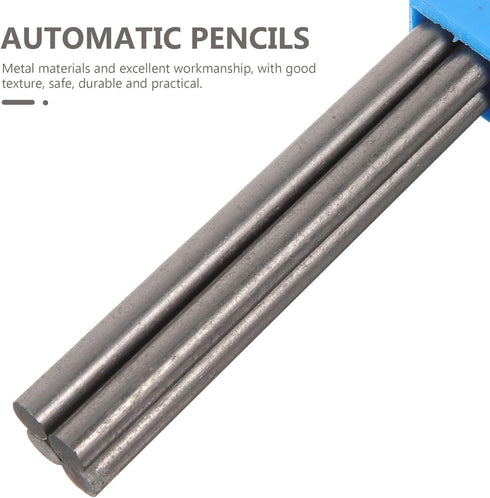 SEWACC Metal Mechanical Pencils Set, 5.6mm Retractable Writing Pencils with 4 Tubes of Refills