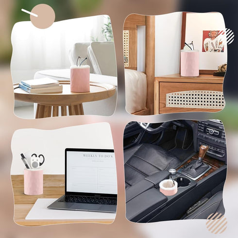 WADORN Plush Lined Eyeglasses Holder Stand, Protective Glasses Holder Stand Case Silicone prevent scratch Eye Glass