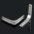 4 Inch 4 Inch, 4Pcs SAYAYO Heavy Duty Floating Shelf Bracket x Stainless Steel Wall Shelf Brackets & Supports Brushed