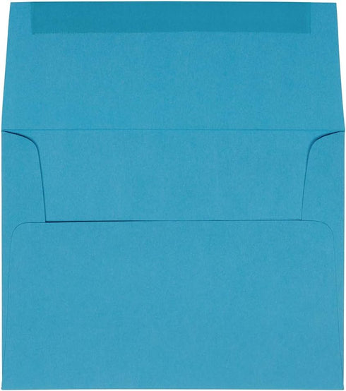 JAM PAPER A2 Colored Invitation Envelopes - 4 3/8 x 5 3/4 - Blue - 50/Pack by JAM Paper