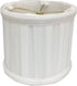 Royal Designs, Inc. CS-209WH English Box Pleated Drum Chandelier Shade, 4.5 x
