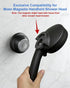 Mythlings 186117BL Magnetic Remote Dock for Moen Magnetix Handheld Shower Head, Matte Black Magnetic Handheld Shower