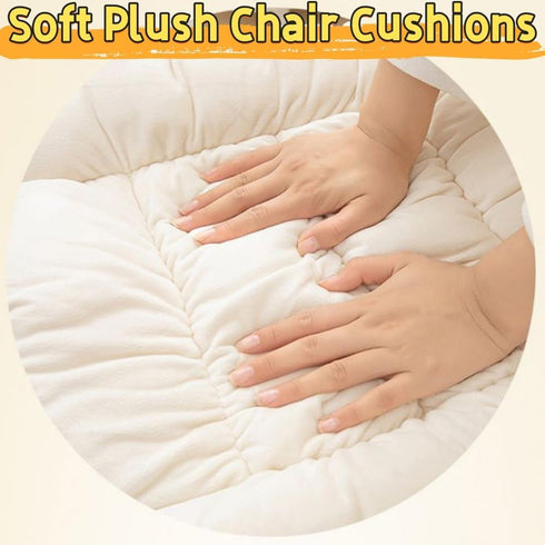 UEncounter Desk Chair Cushion with High Back Rocking Seat Cushions with Arms Patio Chair Cushion with Non-Slip Bottom