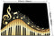 Smooffly Old Vintage Abstract Piano and Music Note Mouse Pad - Non-Slip Rubber Gaming Mouse Pad