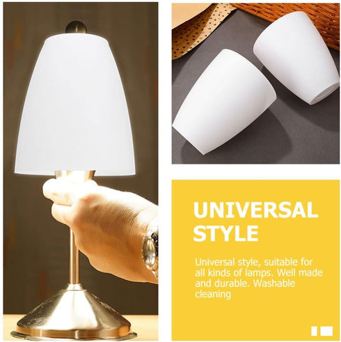 FOMIYES Plastic Lamp Shade Flat Head Lampshade Horseshoe Lampshade Replacement Lamp Shade Cover Floor Light Covers