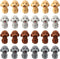 dohobby 24 Pieces Animal Pencil Erasers - 3D Cute Dog Cap Toppers for Party Favors
