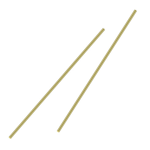 1/4 Inch Brass Round Rod, Favordrory 2PCS Lathe Bar Stock, 1/4 Inch Diameter, 14 Inch Length