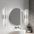24 Inch, 15W 3CCT Dimmable WILON Modern Bathroom Vanity Light Brushed Nickel LED Vanity Light, Bathroom Light Fixtures
