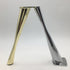 Topjia Couch(17cm/6.7", Furniture Cupboard Metal Legs,Coffee Table TV Stand Leg,Straight Conical Metal Foot