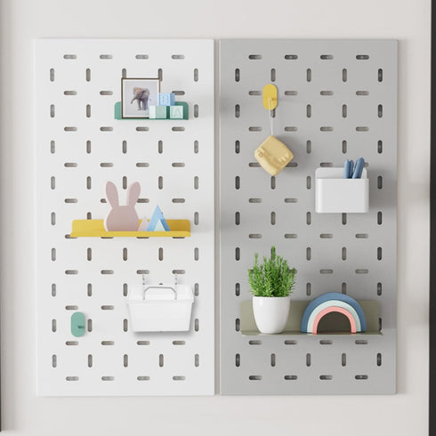4Pcs Room,3.7x3.2x1.9 Pegboard Baskets: Hanging Pegboard Plastic Bins for Tool Organizer, Workbench Garage Wall Storage