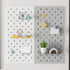 4Pcs Room,3.7x3.2x1.9 Pegboard Baskets: Hanging Pegboard Plastic Bins for Tool Organizer, Workbench Garage Wall Storage